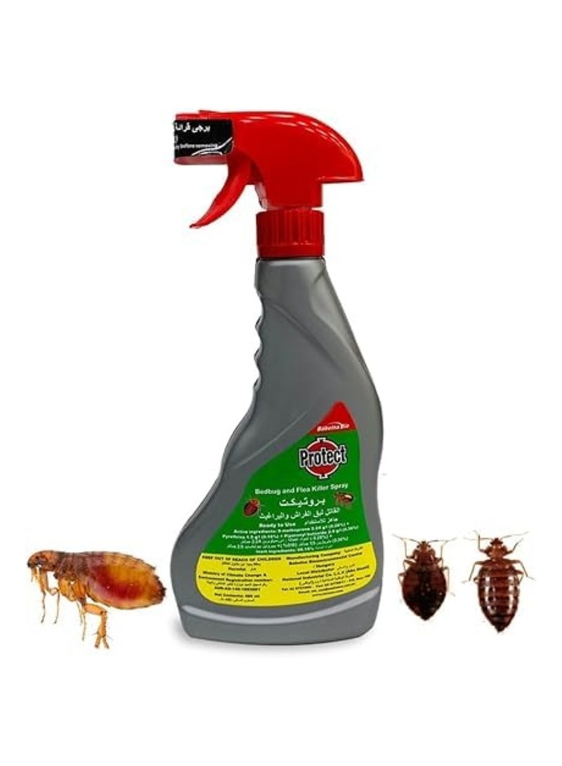 Protect Bedbug and Flea Killer Spray 480 ML