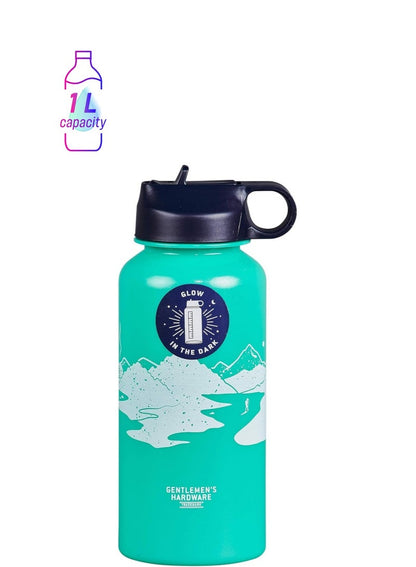 Glow In The Dark Water Bottle 1L - Gentlemen's Hardware