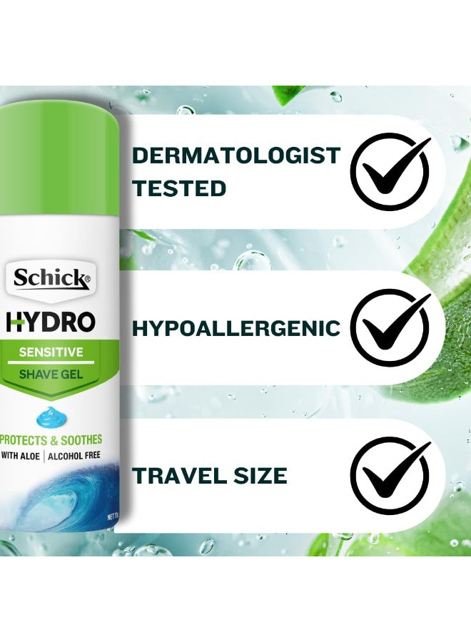 alcohol-free 70g, aloe protects, aloe protects softens, hydro sensitive, hydro sensitive shave, protects softens, protects softens soothes, schick, sensitive shave, sensitive shave gel, shave gel, softens soothes, softens soothes alcohol-free, soothes alc