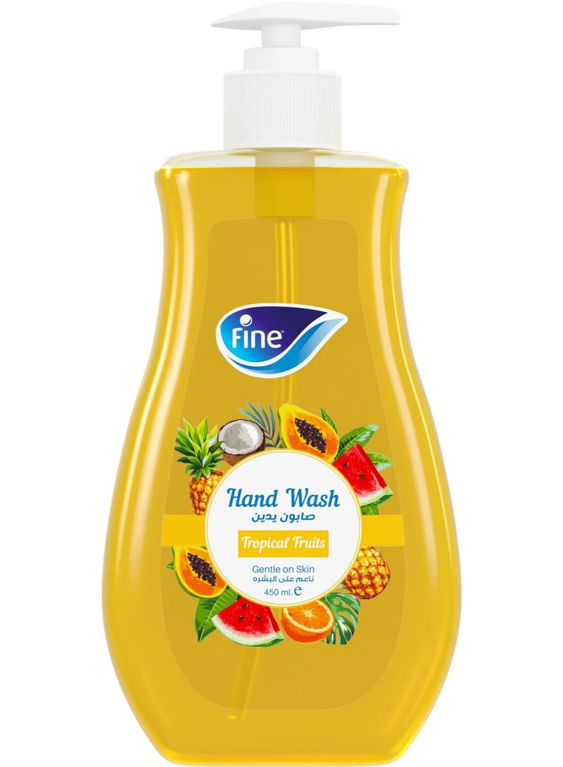 Fine Liquid Hand Wash Tropical Fruits 450 ML