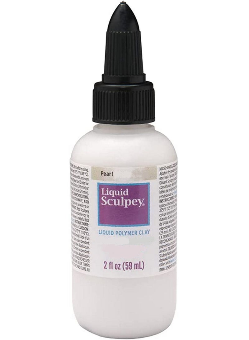 Sculpey Liquid Polymer Oven Bake Clay Pearl 59 ML