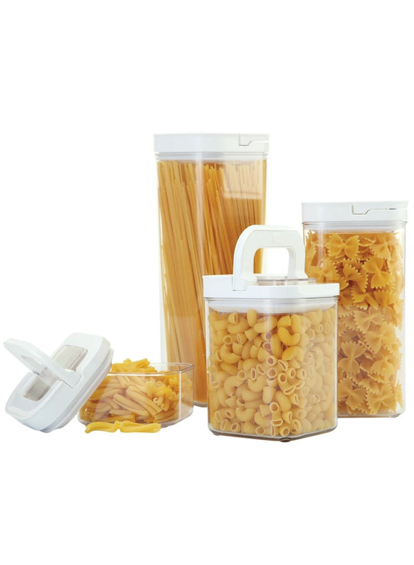 Cosmoplast Lock 2 Go Square Fliplock Canisters Set