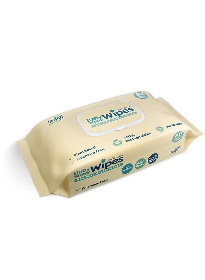 Masafi Pure Water Baby Wipes 80 Sheets