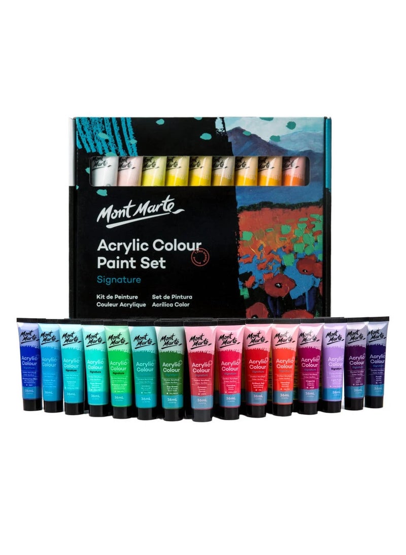 Mont Marte Acrylic Paint Set 36ML - Premium Quality