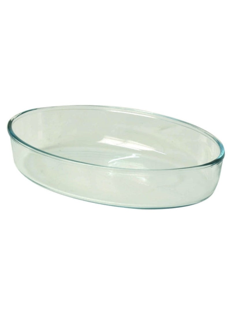 Borcam Glass Baking Oval Dish - Premium Bakeware