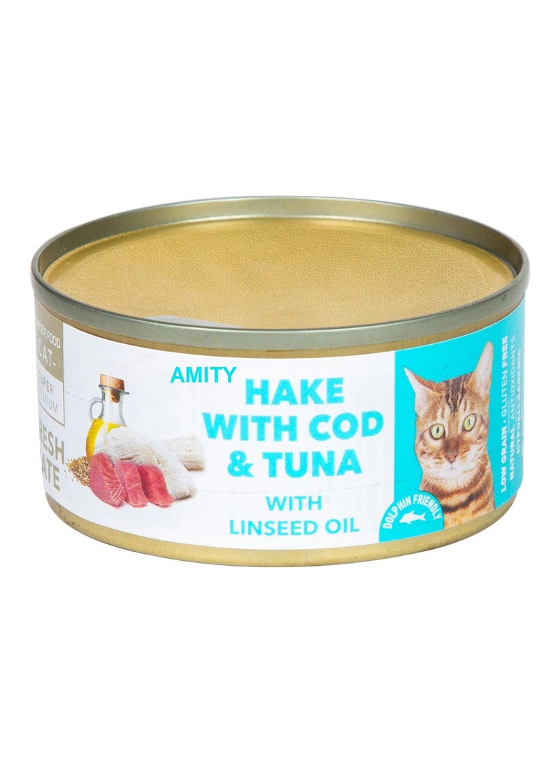 Amity Hake with Cod and Tuna Cat Food