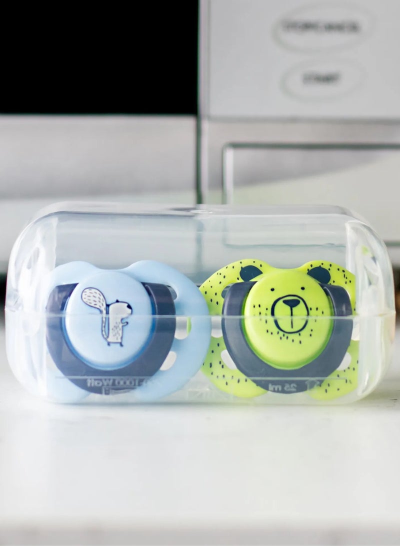 Tommee Tippee Fun Friends 2 Orthodontic Soothers