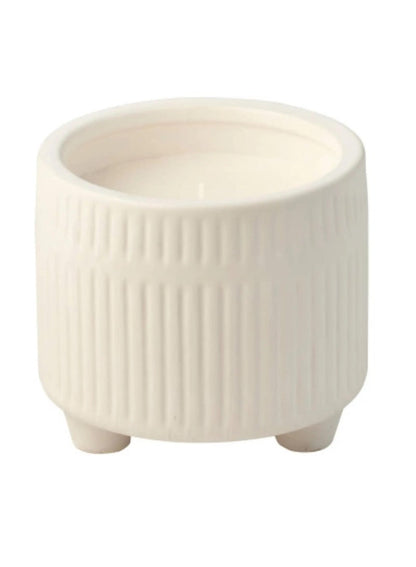 Waxworks Citronella Candle - Ceramic Ripple Pot