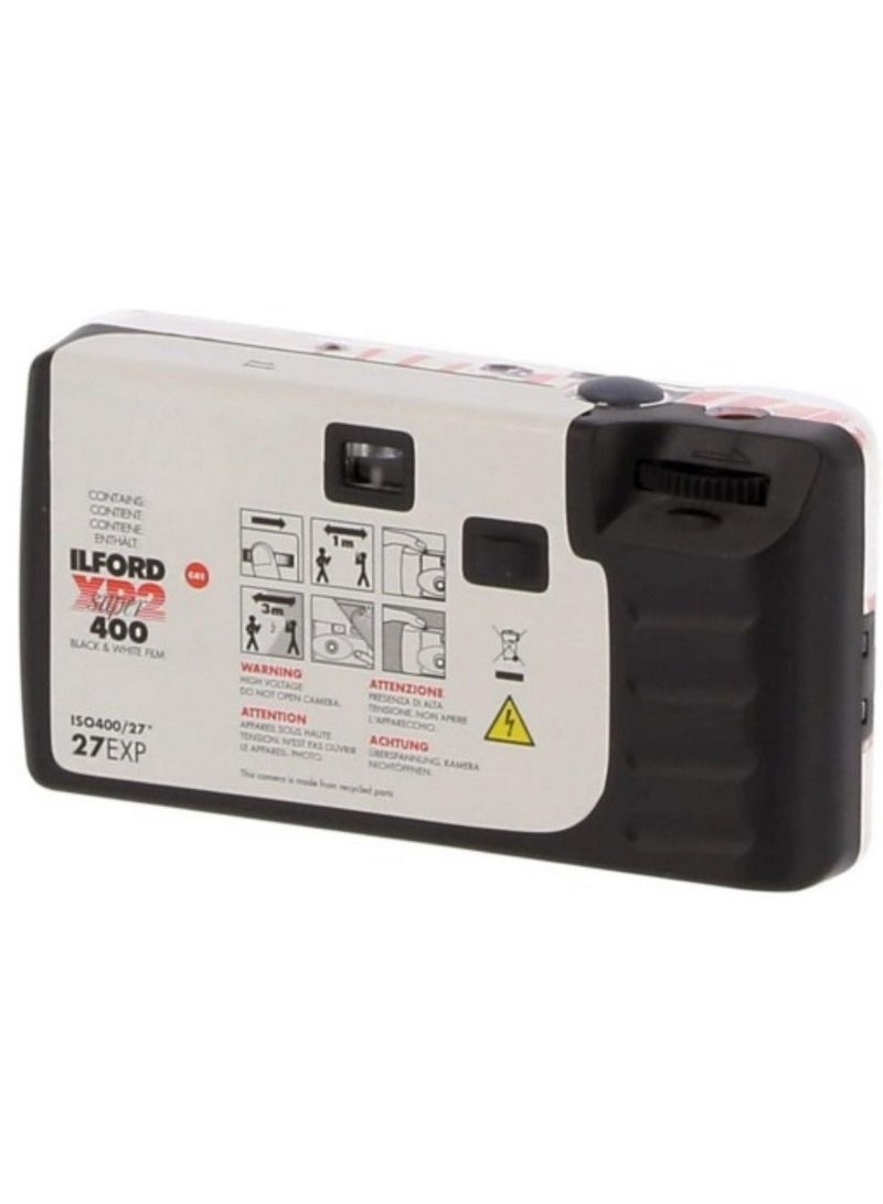 HARMAN Black & White Disposable Flash Camera