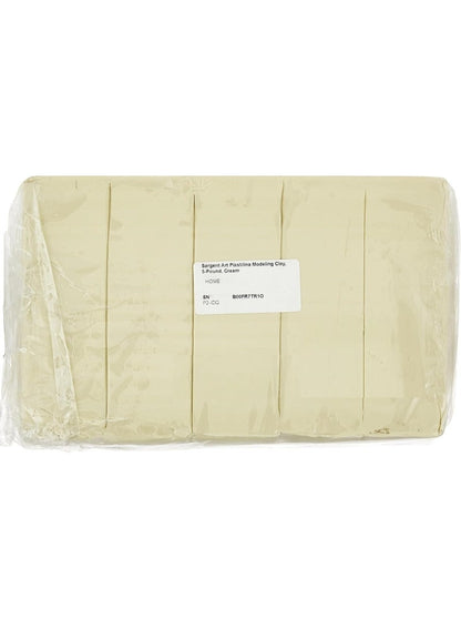SARGENT ART Non Hardening Plastilina Modeling Clay Cream