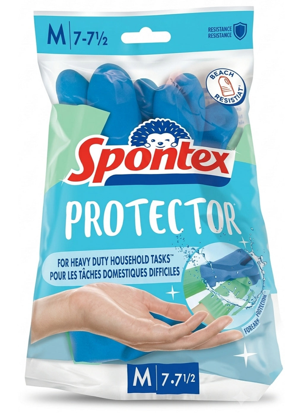 anti slip, antibacterial, cool dry, cotton, dermatologically tested, dry long, duty household, duty household tasks, heavy duty, heavy duty household, household tasks, household tasks medium, protector gloves, spontex, tasks medium
