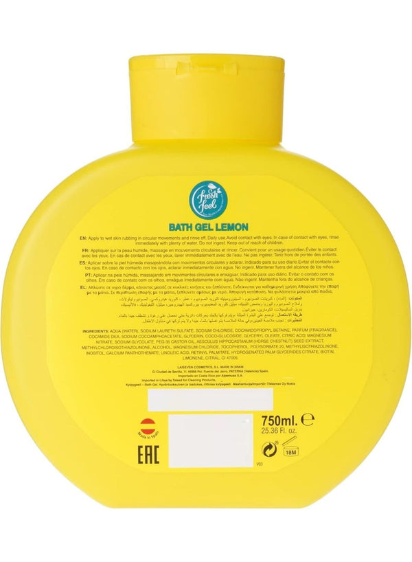 FRESH FEEL Lemon Shower Gel 750 ML