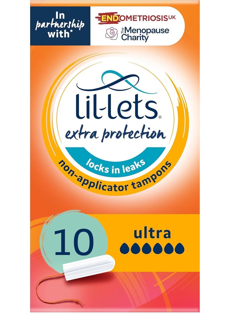Lil-Lets Extra Protection Tampons 10 Pack