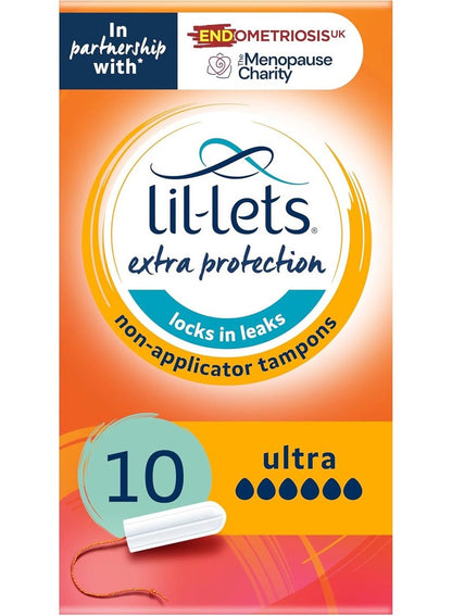 Lil-Lets Extra Protection Tampons 10 Pack