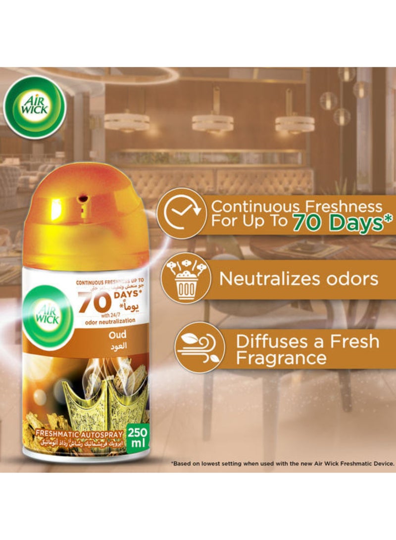 Air Wick Freshmatic Autospray Oud Fragrance 250 ML