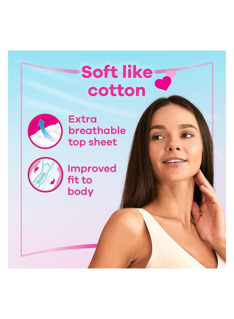 Always Cotton Skin Love Sanitary Pads – 30 Large Thick Pads