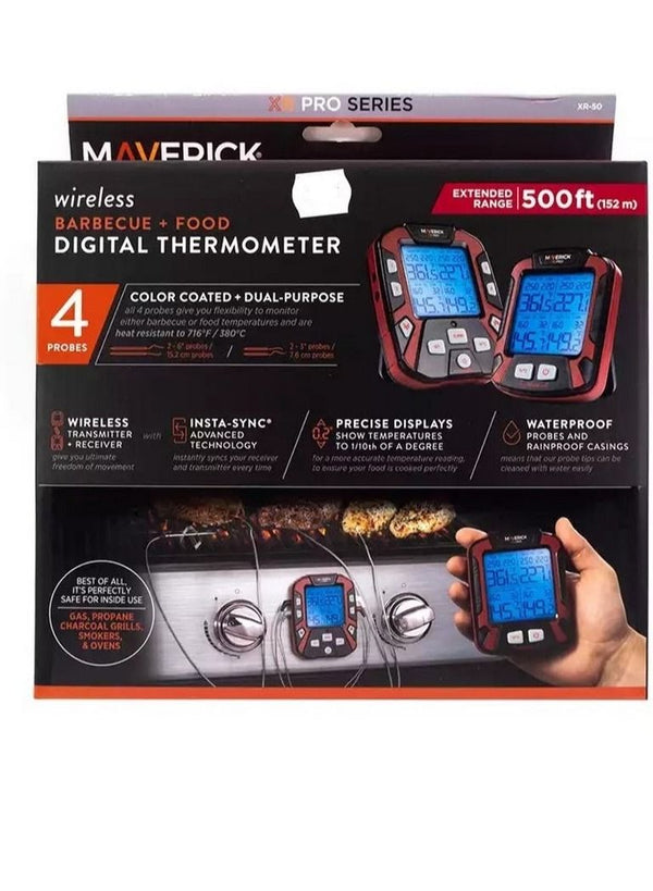 Maverick XR-50 Extended Range Wireless Meat Thermometer