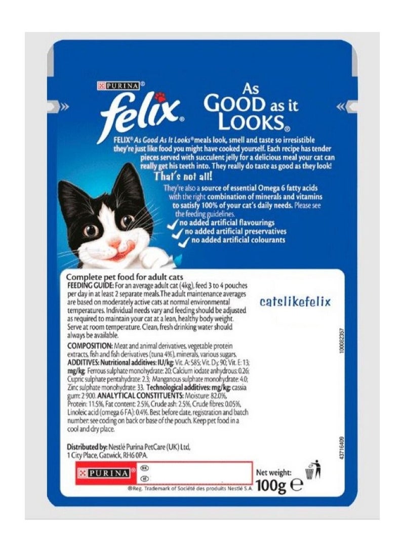 PURINA Felix Cat Food Tuna in Jelly 85g