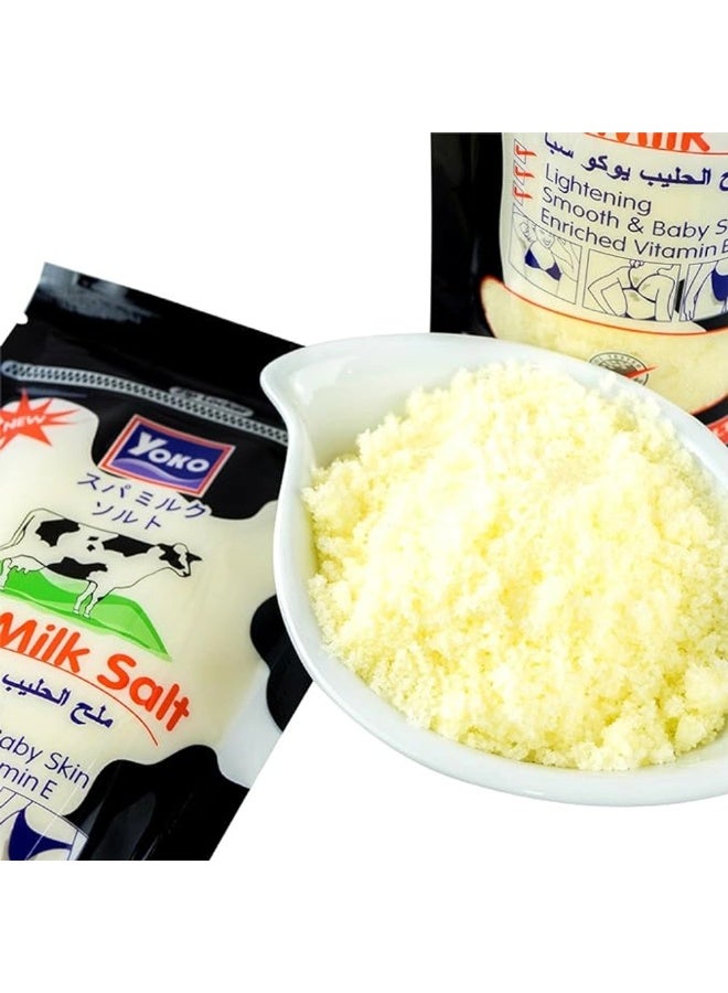 YOKO Spa Milk Salt Body Scrub with Vitamin E