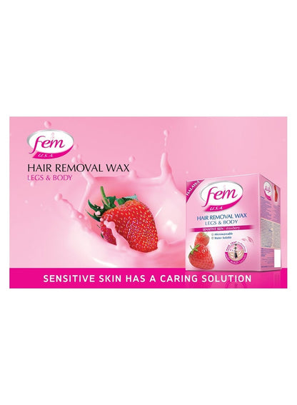 Fem Hair Removal Wax for Sensitive Skin 450 Gm
