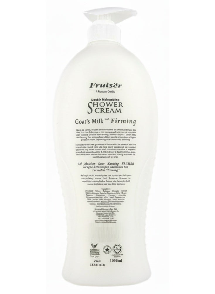 Fruiser Double Moisturising Shower Cream Goat's Milk 1000 ML