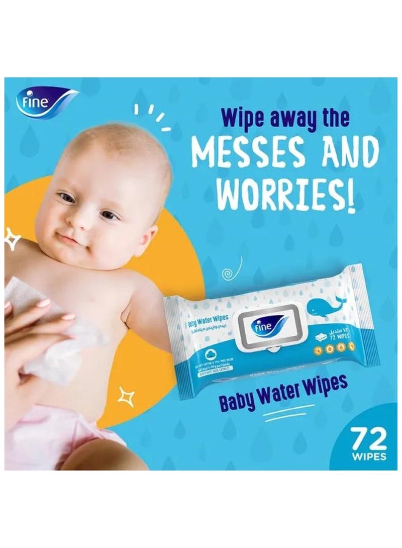 Fine Baby Water Wipes With Grapeseed Extract