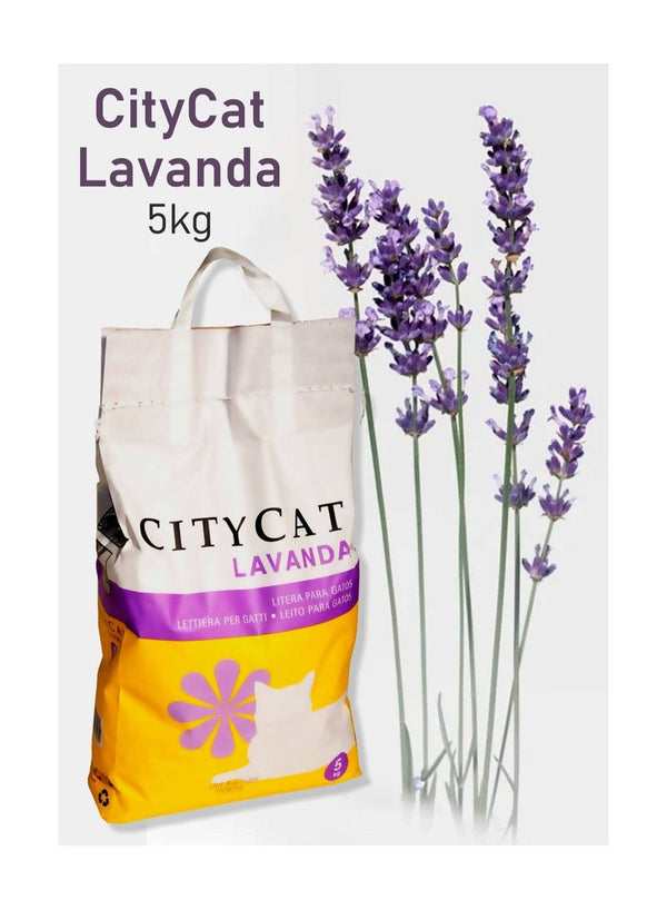 Citycat Lavender Scented Cat Litter 5l