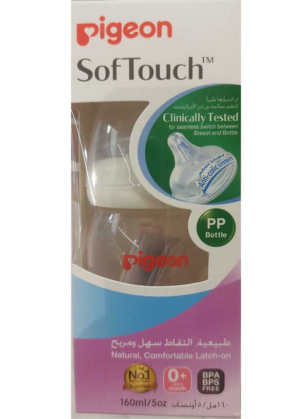 Pigeon Softtouch Wide Neck Bottle 160 ML