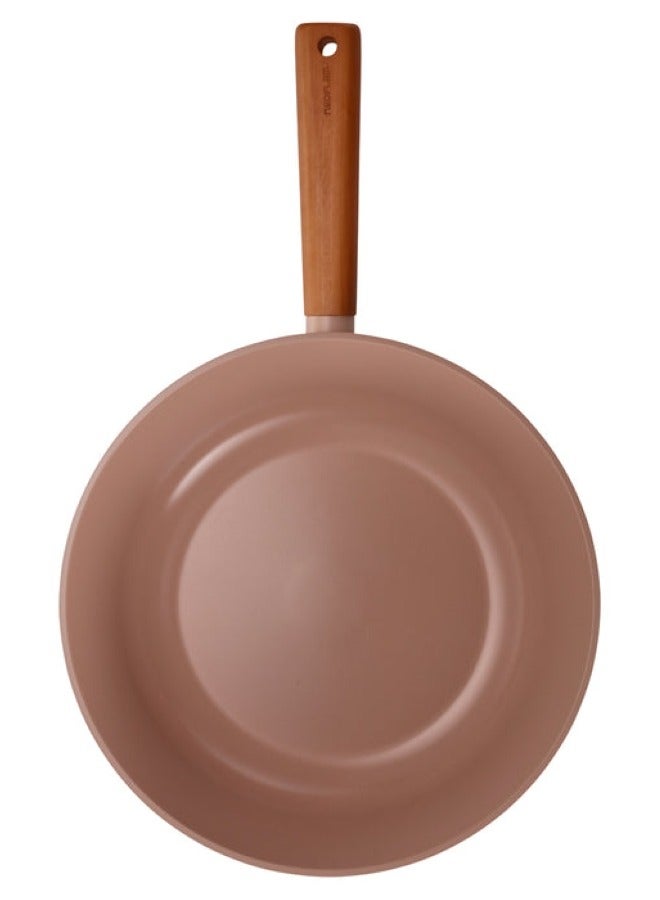 Neoflam Blossom Wok Pan 28cm Sandy Pink
