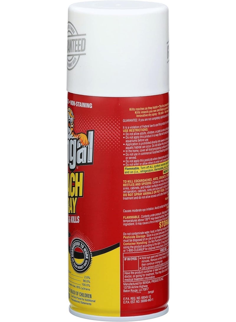 Bengal Roach Spray 255G – Odorless & Stain Free