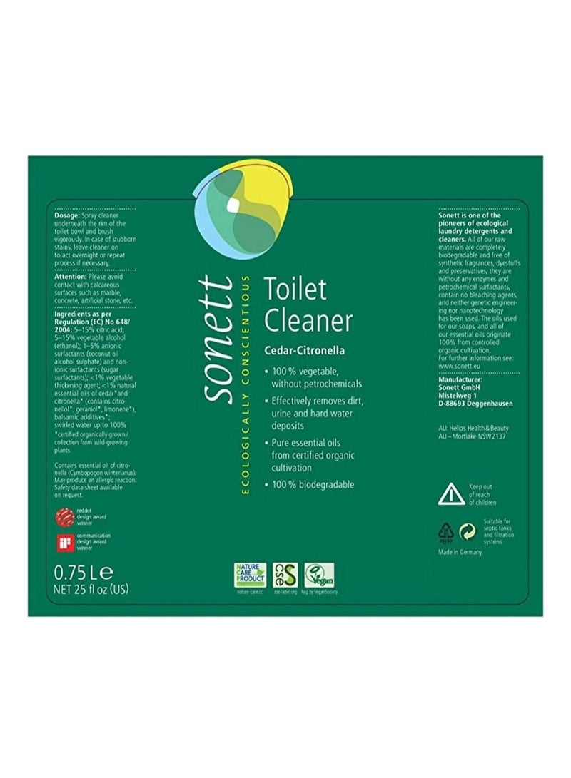Sonett Toilet Cleaner 750 ml - Ecologically Conscientious