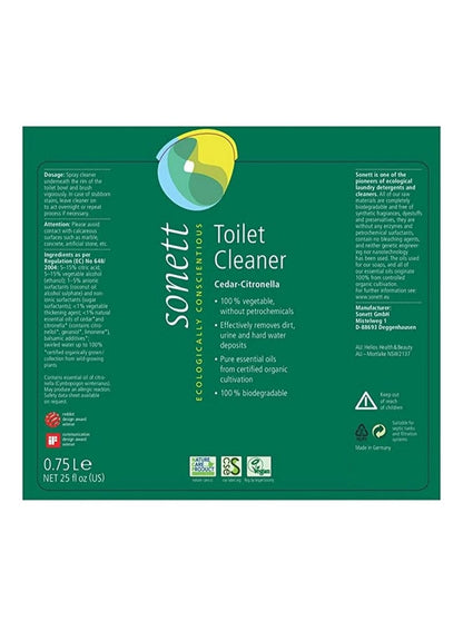 Sonett Toilet Cleaner 750 ml - Ecologically Conscientious