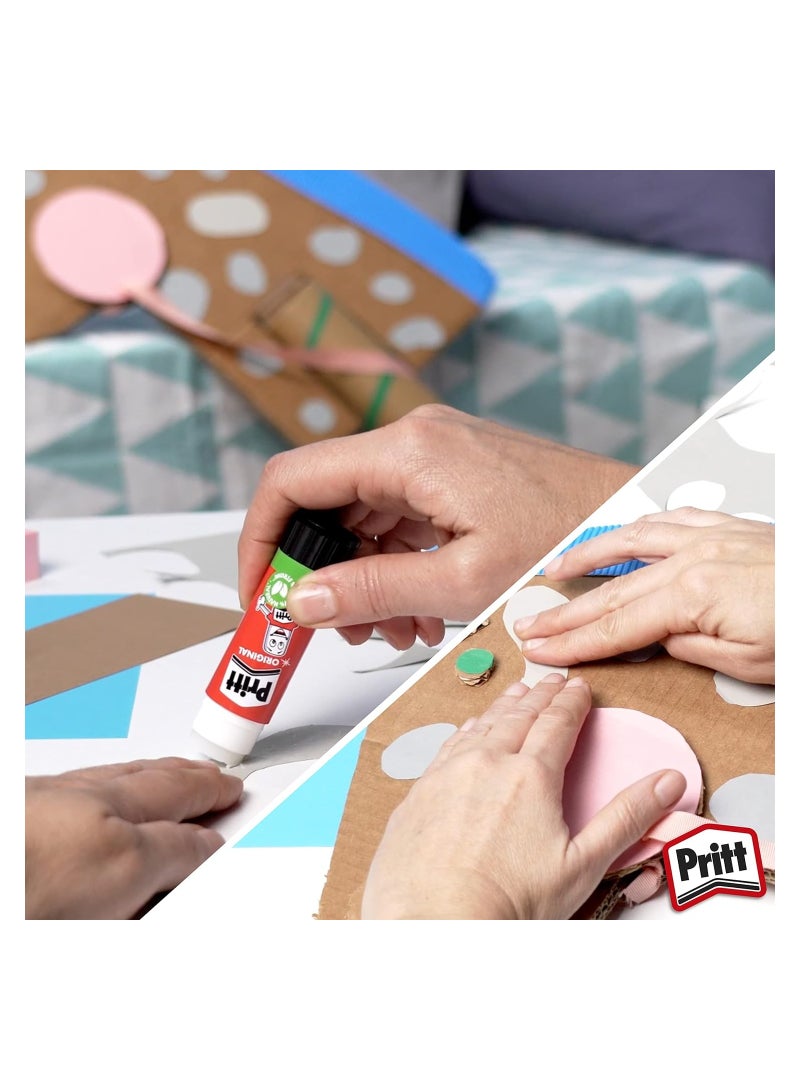 Pritt Transparent Glue Stick 11G X 4