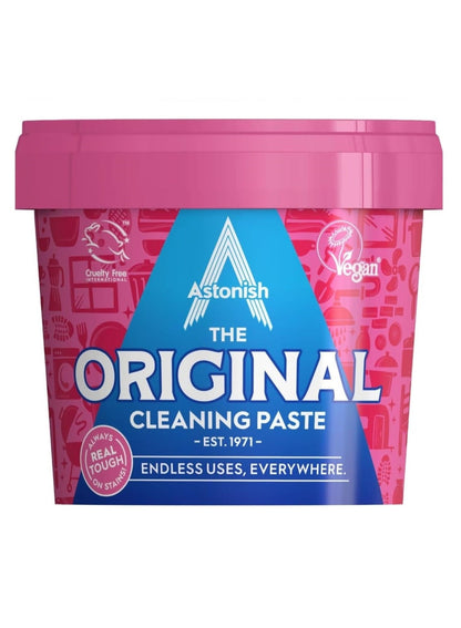 astonish, buster tough, chemical free, cleaning paste, free household, grease buster, multi surface, paste mandarin, peaches scent, remover grease, scent multi, scrub bathroom, stain remover, surface stain, tough kitchen