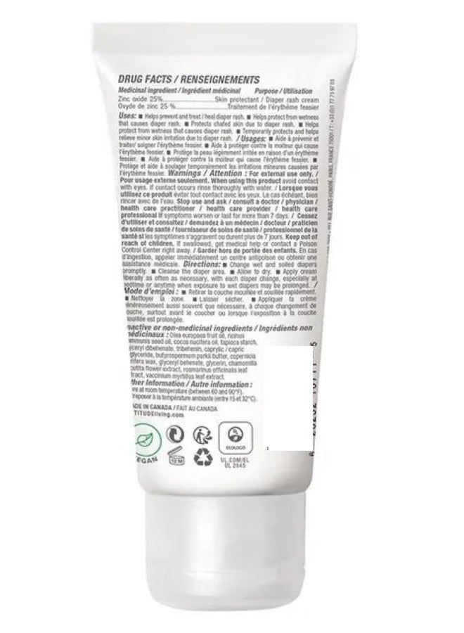 Attitude Baby Leaves Natural Diaper Zinc Cream