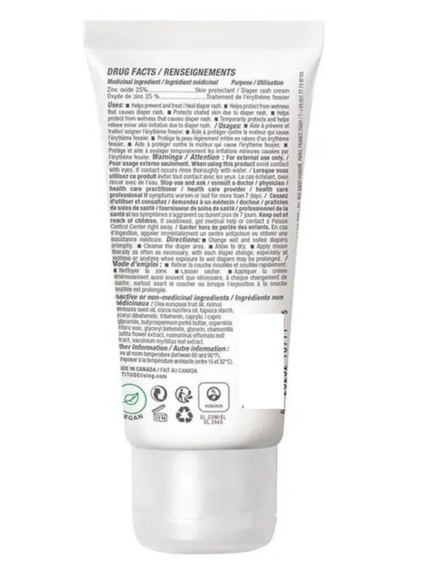 Attitude Baby Leaves Natural Diaper Zinc Cream