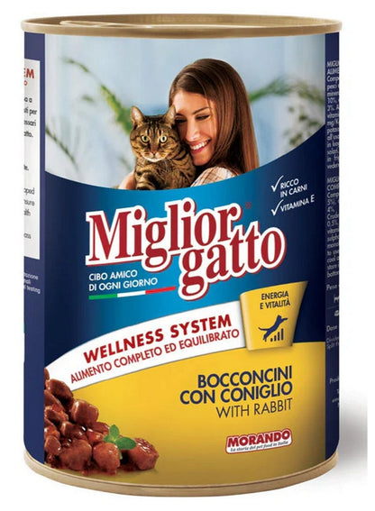 Miglior Gatto Cat Food Tin With Rabbit 405g