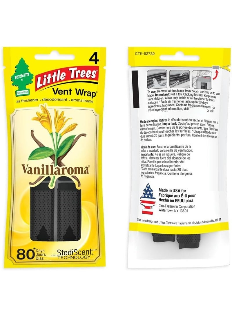Little Trees Car Air Freshener Vent Wrap - Vanillaroma