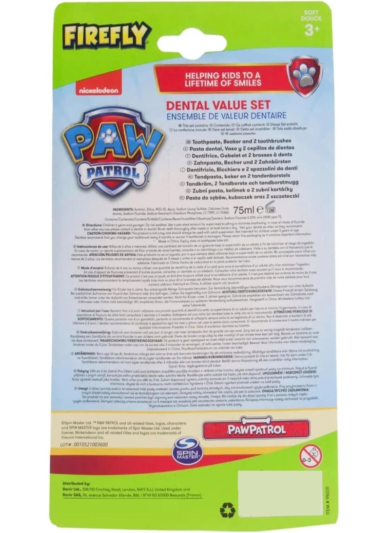 Firefly Paw Patrol Dental Set for Kids