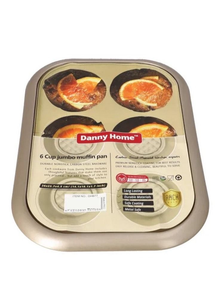 Danny Home Jumbo Muffin Pan - Premium Bakeware