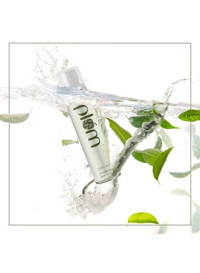 cool dry, day key, face mist, green tea, green tea revitalizing, mist net, non stick, plum, revitalizing face, revitalizing face mist, silicone, skincare, tea revitalizing, tea revitalizing face, vegan