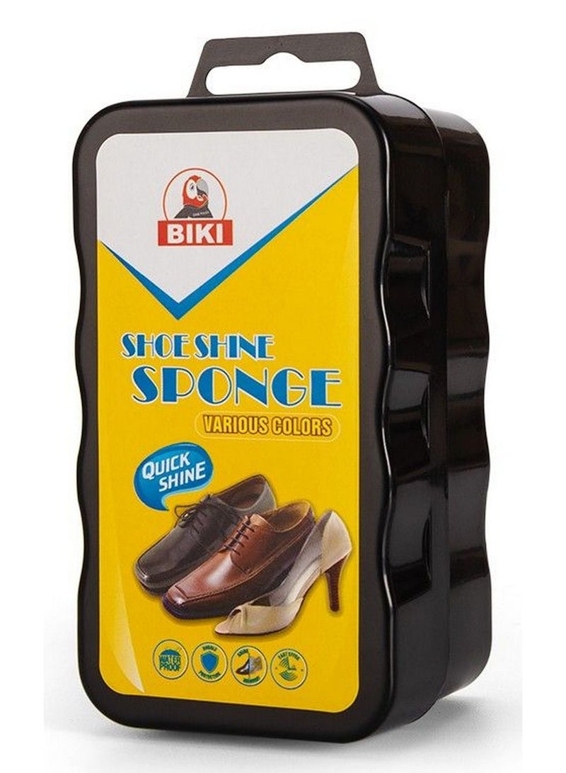 Biki Shoe Shine Sponge - Quick Shine & Protection