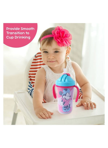 Disney Baby Insulated Straw Sippy Cup Pink