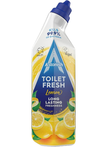 astonish, bacteria limescale, bacteria limescale prevention, c12 c16, fresh gel, fresh gel kills, gel kills, gel lemon, limescale prevention, limescale prevention lemon, prevention lemon, rim leave, toilet fresh, toilet fresh gel, vegan