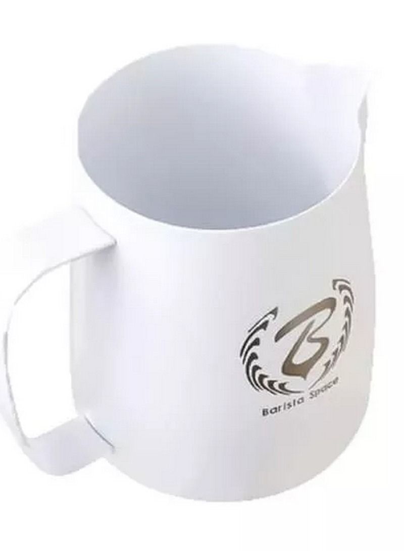 Barista Space Milk Jug Teflon White 350mL
