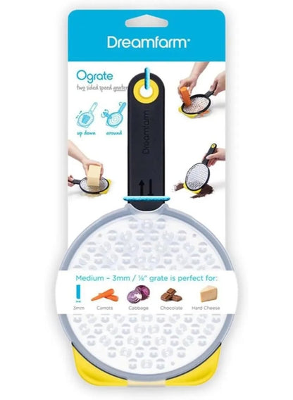 Dreamfarm Ograte Medium Grater - Efficient Kitchen Tool