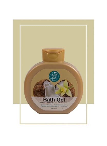 Luxurious Vanilla Coconut Bath Gel - FRESH FEEL