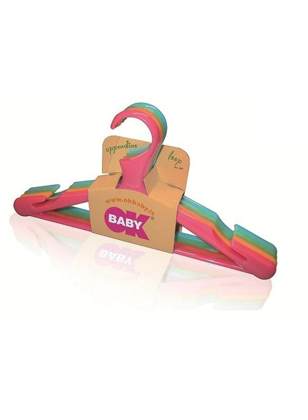 Loop Hangers Pack of 4 Multicolor by OKBABY