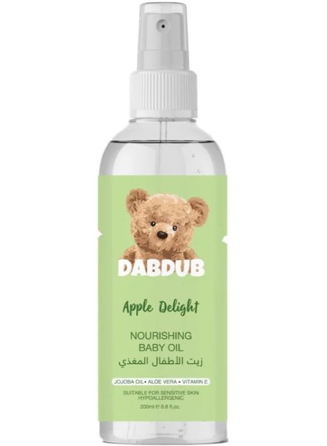 Dabdub Apple Delight Nourishing Baby Oil 200 ML