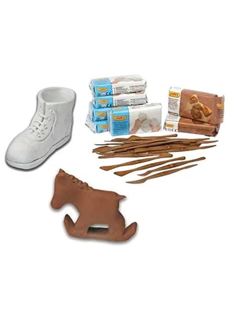 JOVI Natural Terracotta Modeling Clay 250G